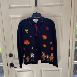 Jack B Quick Thanksgiving Cardigan